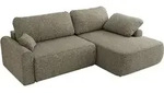 ECKSCHLAFSOFA CUBO L Grau Struktur - rechts