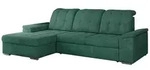 ECKSOFA MADRITO L - Gr&uuml;n Struktur - Links