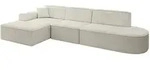 ECKSOFA Ottomane Links IREA-L2-v3 - 327x165x77 cm Creme
