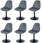 ESSZIMMERSTUHL Grau 6er-Set