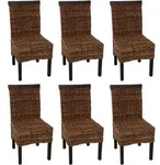 ESSZIMMERSTUHL Braun 6er-Set
