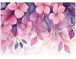 FOTOTAPETE Blumen Rosa Wohnzimmer Vlies Tapete 250x175