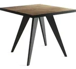 ESSTISCH Quadro quadratischer ausziehbarer, Arvadonna Chestnut 100-150/100/76 cm