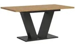 Ausziehtisch Marlon Grau/Eiche ca. 150-190x90x75 cm