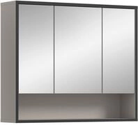 Spiegelschrank Bagno Kaschmir/Schwarz