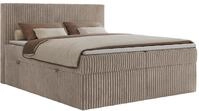 BOXBETT TILIANO 200/200 - Hellbraun Cord - H4