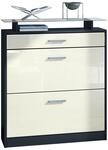 SCHUHSCHRANK Loret Front in Creme Hochglanz
