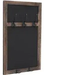 WANDGARDEROBE MIT KREIDETAFEL Dunkelbraun