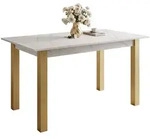 ESSTISCH ARTON GOLD ausziehbarer Tisch 140-195 cm Klapptisch Wohnzimmer