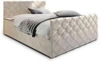 BOXBETT MANDI 140x200 cm mit Matratze und Topper - Beige