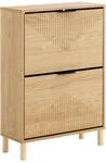 SCHUHSCHRANK Schmal Natur