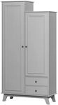 Dreht&uuml;renschrank Lily Grau