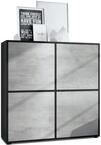 HIGHBOARD Cuba T&uuml;ren in Beton Oxid Optik