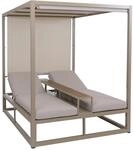LOUNGE-GARTENLIEGE Beige