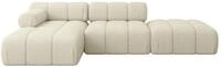 ECKSOFA modulares Sofa Lizur-L1 - 285x160x70 cm Beige Boucl&eacute;