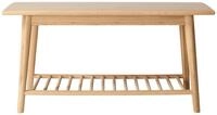 Schuhbank ca.90x45x35cm Bambus massiv