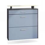 SCHUHSCHRANK Malea Fronten in Denim matt
