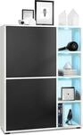 HIGHBOARD Cuba T&uuml;ren in Schwarz matt