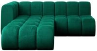 ECKSOFA modulares Sofa Darnel-L1 - 205x177x70 cm Gr&uuml;n