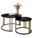 COUCHTISCH 2 in 1 LORI MIX GLASS