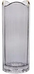 BLUMENVASE Glas grau Perdiki