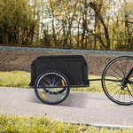 TRANSPORTANH&Auml;NGER Fahrradanh&auml;nger Lastenanh&auml;nger Fahrrad Anh&auml;nger Schwarz