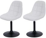 ESSZIMMERSTUHL Cremewei&szlig; 2er-Set