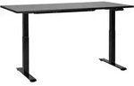 H&Ouml;HENVERSTELLBARER SCHREIBTISCH Elektrisch 160/72 cm Schwarz Destin III