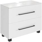 Waschbeckenunterschrank Luzern ca. 70x54x35 cm Wei&szlig;