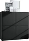 HIGHBOARD Cuba T&uuml;ren in Schwarz matt