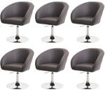 ESSZIMMERSTUHL Grau 6er-Set