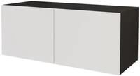 LOWBOARD ELIO-W 100x40x40 cm - Schwarz / Wei&szlig;