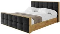 POLSTERBETT mit Bettkasten, Fu&szlig;teil und Lattenrost, Boxbett ohne Matratze - ENZO7-Z
