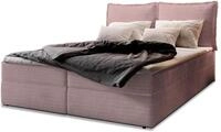 BOXBETT LENTE 140x200 cm mit Matratze und Topper - Rosa