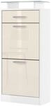 SCHUHSCHRANK Loret Front in Creme Hochglanz