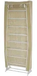 SCHUHSCHRANK STOFF Cremewei&szlig;