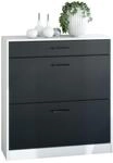 SCHUHSCHRANK Elvas Front in Schwarz matt