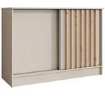 KOMMODE Horizon mit 2 Schiebet&uuml;ren, Kaschmir+eiche Artisan, 120 cm