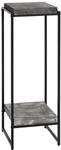 BLUMENTISCH quadratisch Grau