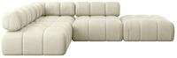 ECKSOFA modulares Sofa Favio-L1 - 285x190x70 cm Beige Velours