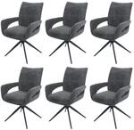ESSZIMMERSTUHL Grau 6er-Set