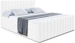 BOXBETT EDITA-Z - 140x200 cm - H4 - Wei&szlig; Hochglanz