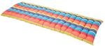 BANKAUFLAGE bunt gestreift, 3-Sitzer 143/48/5 cm