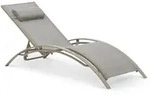 GARTENLIEGE RELAX grau, champagne