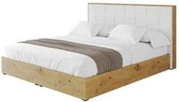POLSTERBETT mit Bettkasten und Lattenrost, Boxbett ohne Matratze - ENZO8 160x200