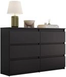 SIDEBOARD HANA M6 Schwarz 120cm