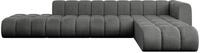 ECKSOFA modulares Sofa Zuvon-L2 - 387x177x70 cm Dunkelgrau