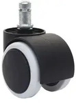 HARTBODENROLLEN 5ER SET Schwarz, Wei&szlig; 5er-Set