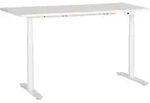 SCHREIBTISCH wei&szlig; 160/72 cm elektrisch h&ouml;henverstellbar Destin IV