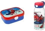 LUNCHSET (FLASCHE MIT KLAPPDECKEL) Campus Spiderman 600 ml + 750 ml 2-tlg.